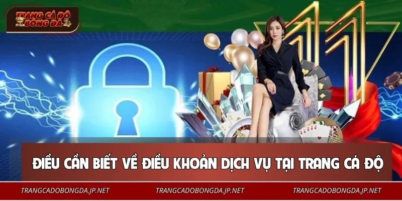 Điều cần biết về điều khoản dịch vụ tại trang cá độ bóng đá